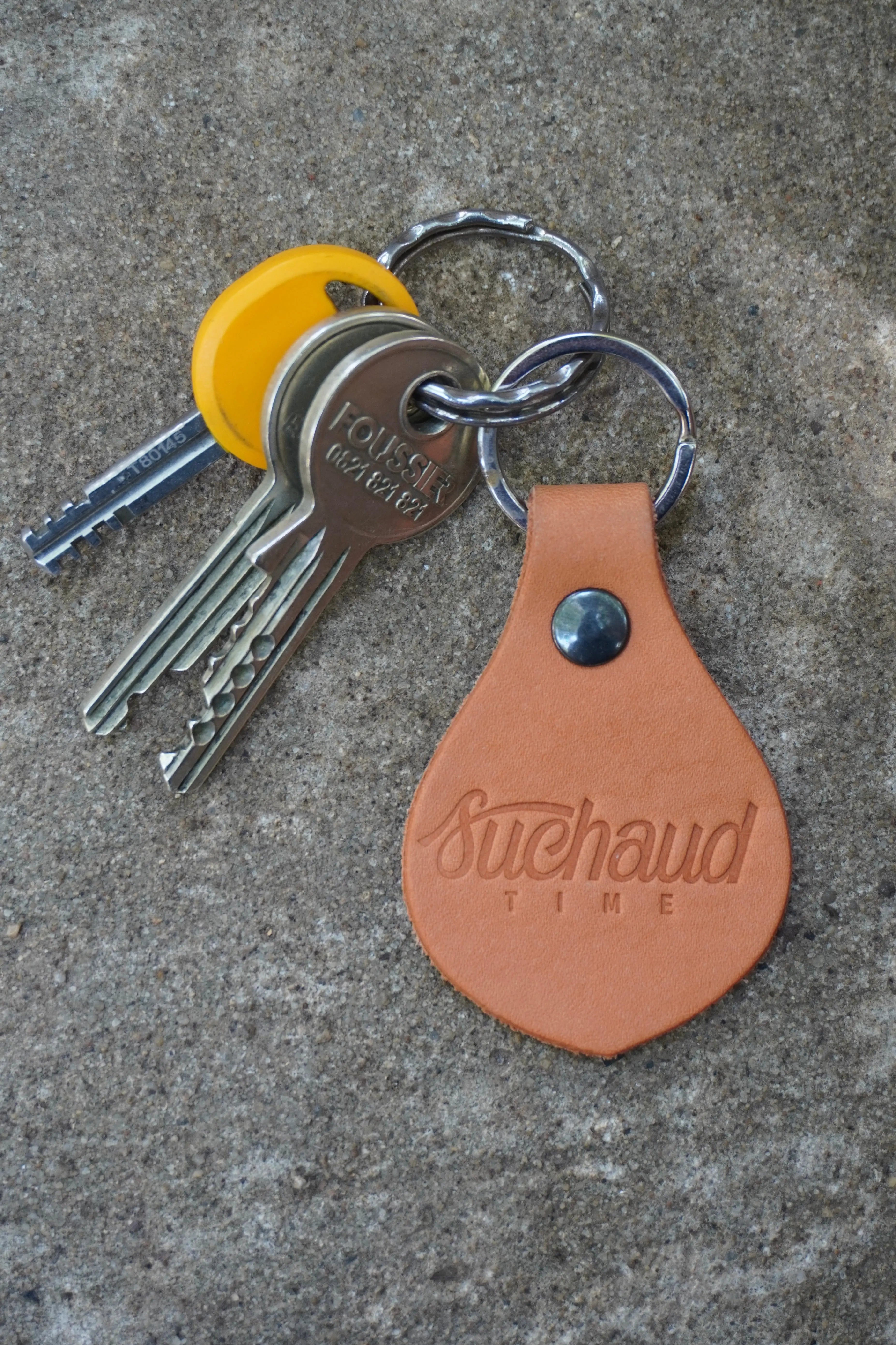 Porte-clés en cuir Suchaud